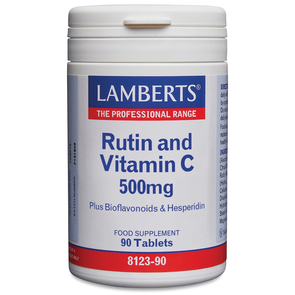 RUTIN, HESPERIDIN & CITRUS bioflavonoider VITAMIN C
