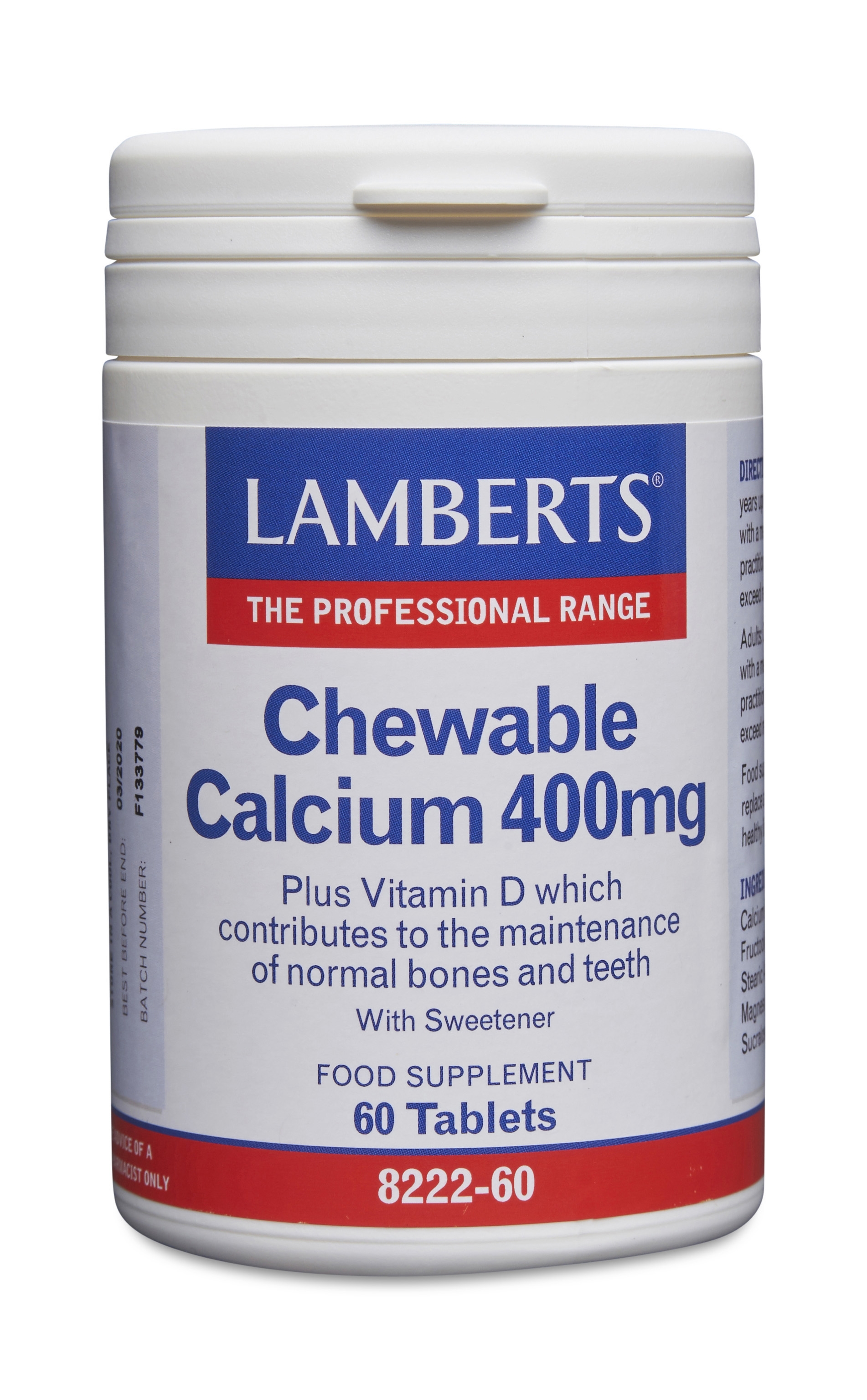 TUGGBAR Kalciumkarbonat 400 mg