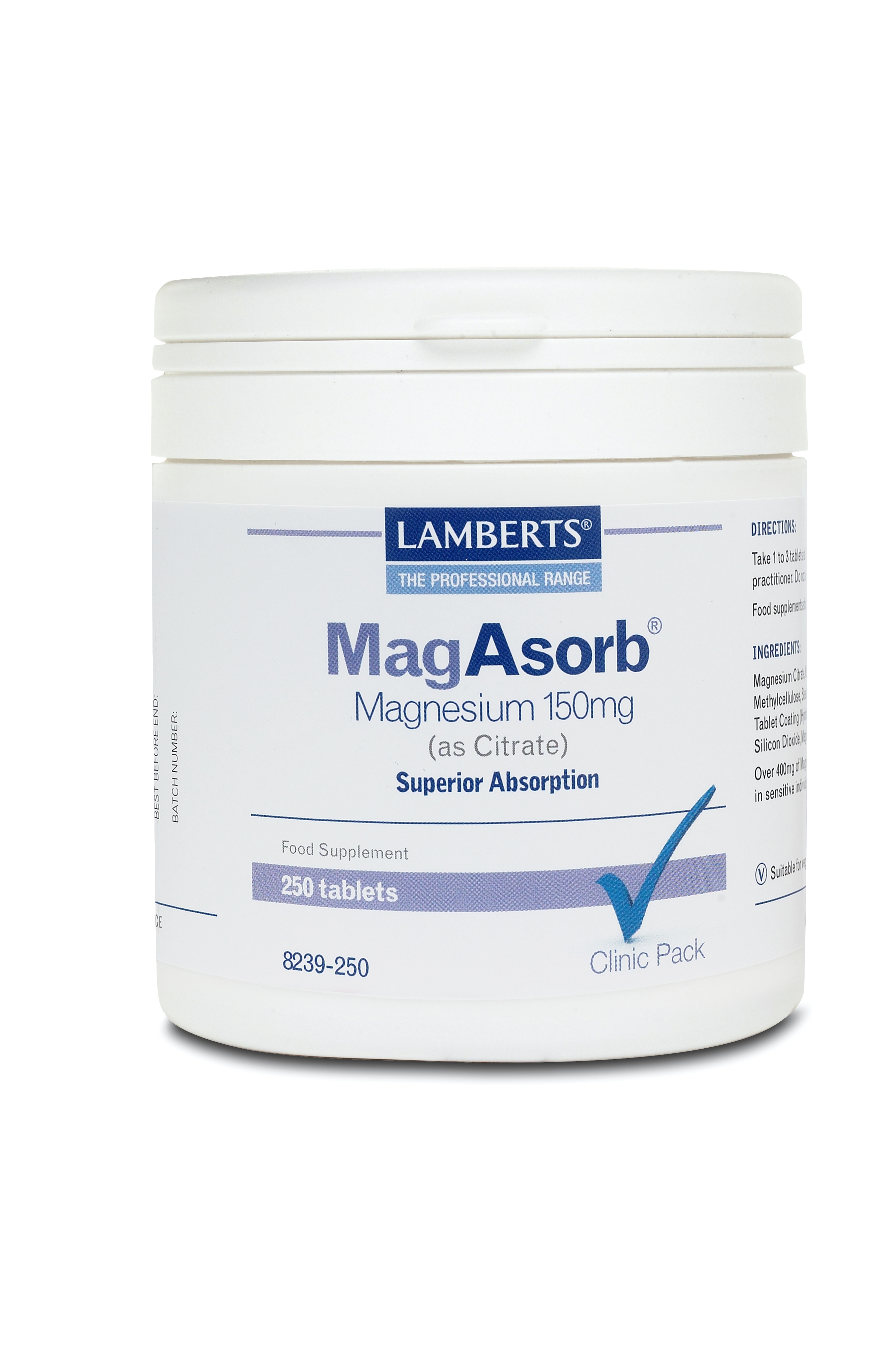 MAGASORB Magnesium 150 mg som magnesiumcitrat