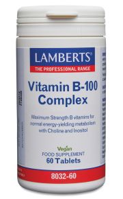 VITAMIN B-100 COMPLEX SUPPLEMENT (60 Tablets)        
