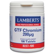 GTF CHROMIUM 200mcg (Glucose Tolerance Factor) (100 Tablets)                           