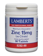 ZINC 15mg (as Citrate) (90 Tablets)