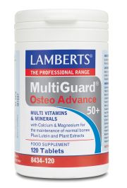 MULTIGUARD OSTEOADVANCE 50+ (osteoporosis multi mineral vitamins for bones supplements) (120 Tablets)