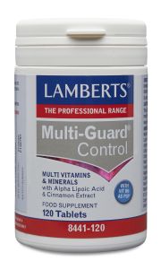 MULTI-GUARD CONTROL (multivitamin vitamins supplements for blood sugar control) (120 Tablets)