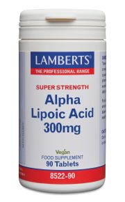 ALPHA LIPOIC ACID 300mg (antioxidant source thioctic acid supplements) (90 Tablets)