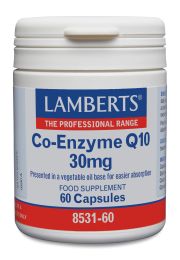 Natural COENZYME Q10 30mg Supplement (coq10) (60 Capsules)           