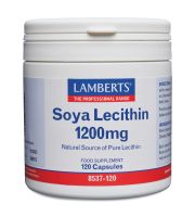 SOYA LECITHIN 1200mg (phosphatidyl choline inositol supplement) (120 Capsules)            