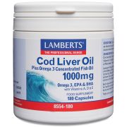 PURE COD LIVER OIL 1000mg  Supplements (180 softgel capsules)      