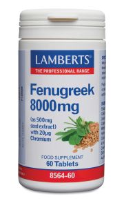 Fenugreek 8000mg With a guaranteed level of 50% saponins (60 Tablets)