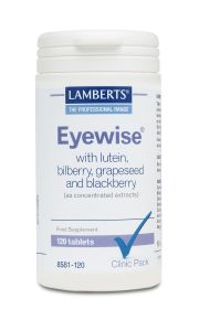 EYEWISE (lutein bilberry eye vitamin vision supplements) (60 Tablets)