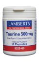 TAURINE 500mg (amino acid supplement) (60 Capsules)      