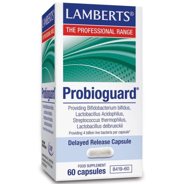 Probioguard (med 4 olika stammar av goda mjölksyra bakterier)