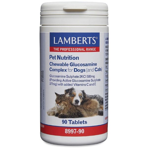 Chewable Glucosamine Complex for Dogs & Cats - Lamberts