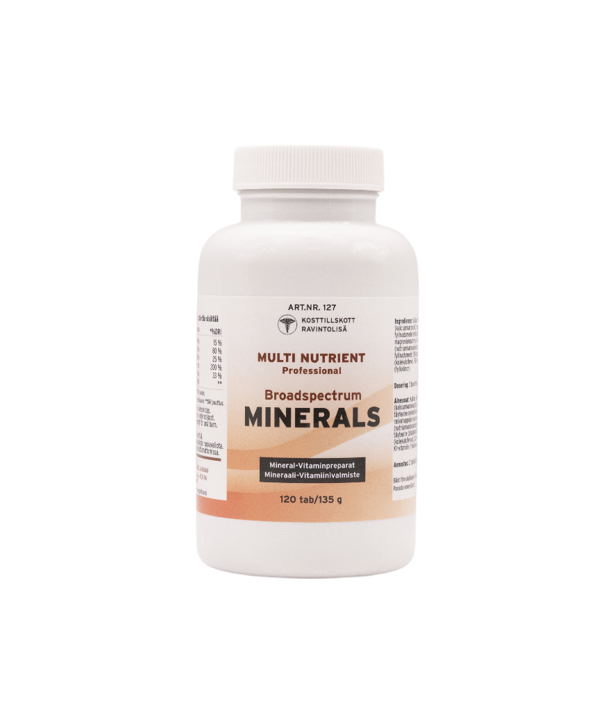 Bredspektrum Mineraler