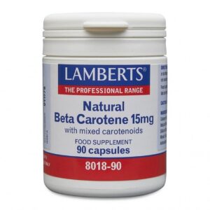 Natural Beta Carotene - Naturligt Betakaroten 15mg - Lamberts
