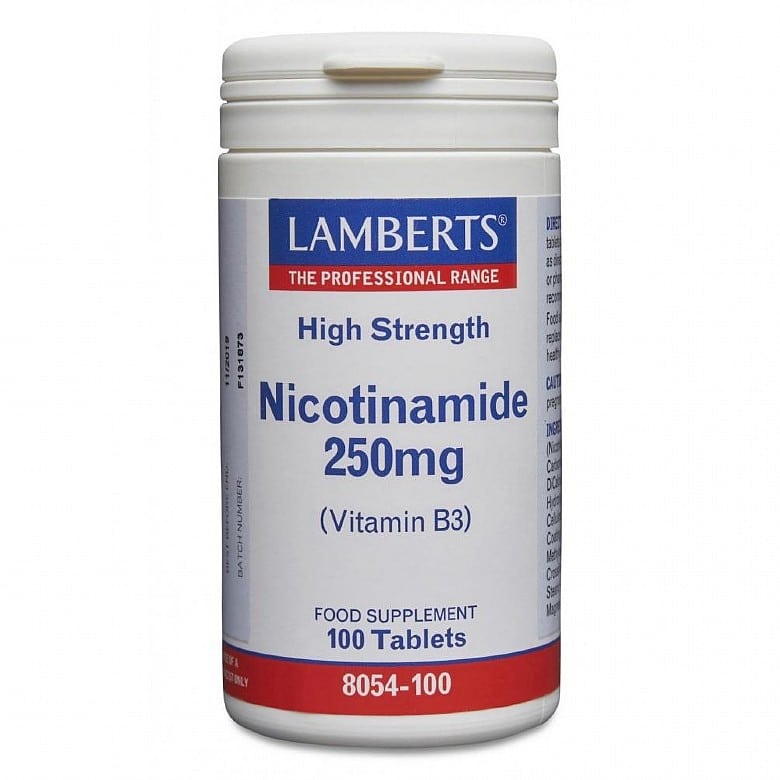 Nicotinamide 250 mg (Vitamin B3) - Lamberts