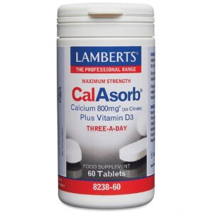 CalAsorb® Kalcium 800 mg (som citrat) plus vitamin D3 - Lamberts