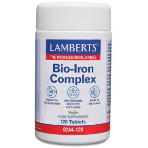 Bio Iron Complex - Järn med B12 & Lysin - Lamberts