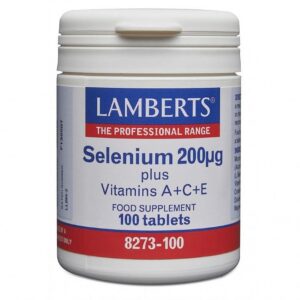 Selenium 200µg plus med vitamin A+C+E - Lamberts