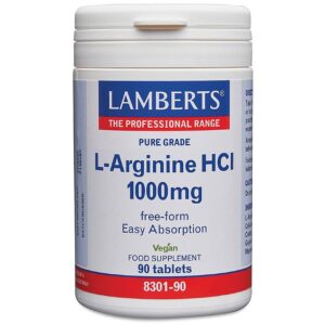 L-Arginine HCl 1000 mg - Lamberts