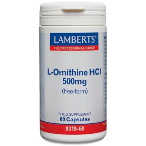 L-Ornitin HCl 500mg - Lamberts