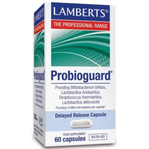 Probioguard (med 4 olika stammar av goda mjölksyra bakterier)