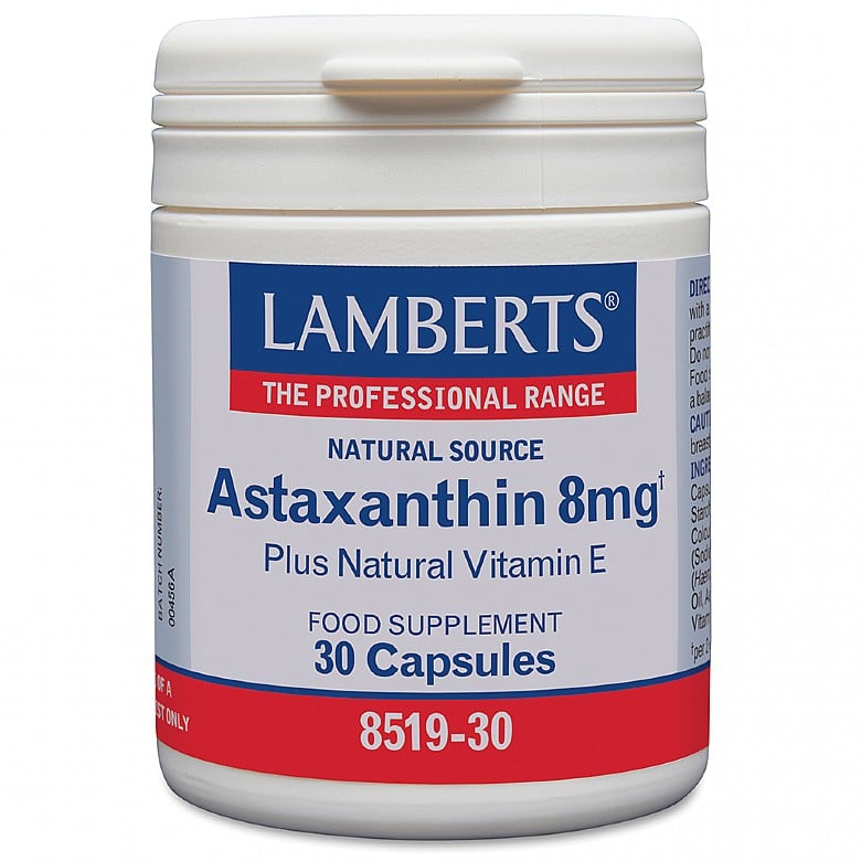 Astaxanthin Capsules 8mg - Lamberts