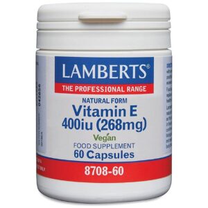 Vitamin E 400IU (268 mg)- Lamberts