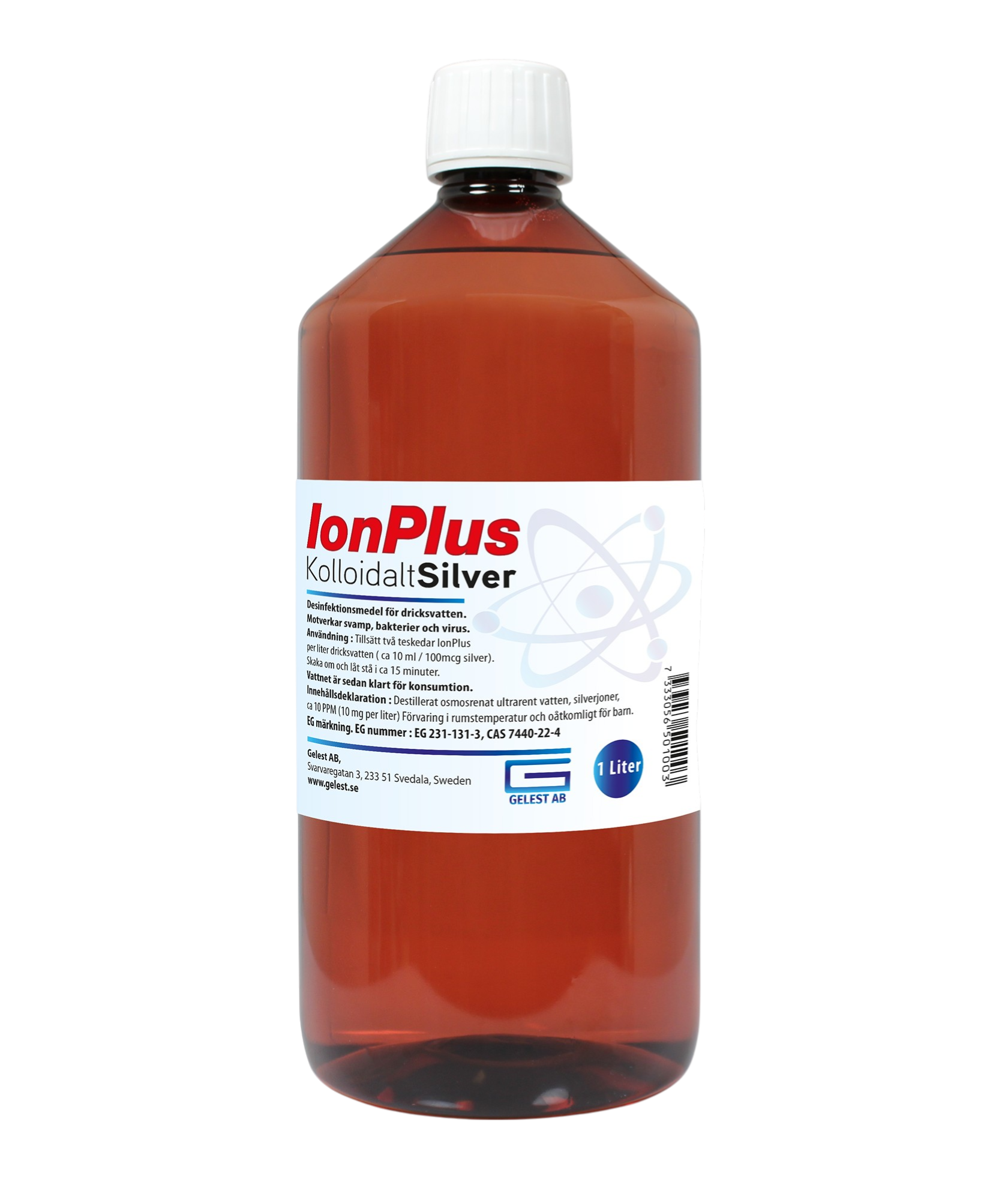 Kolloidalt Silver 1 liter (Ion Plus)