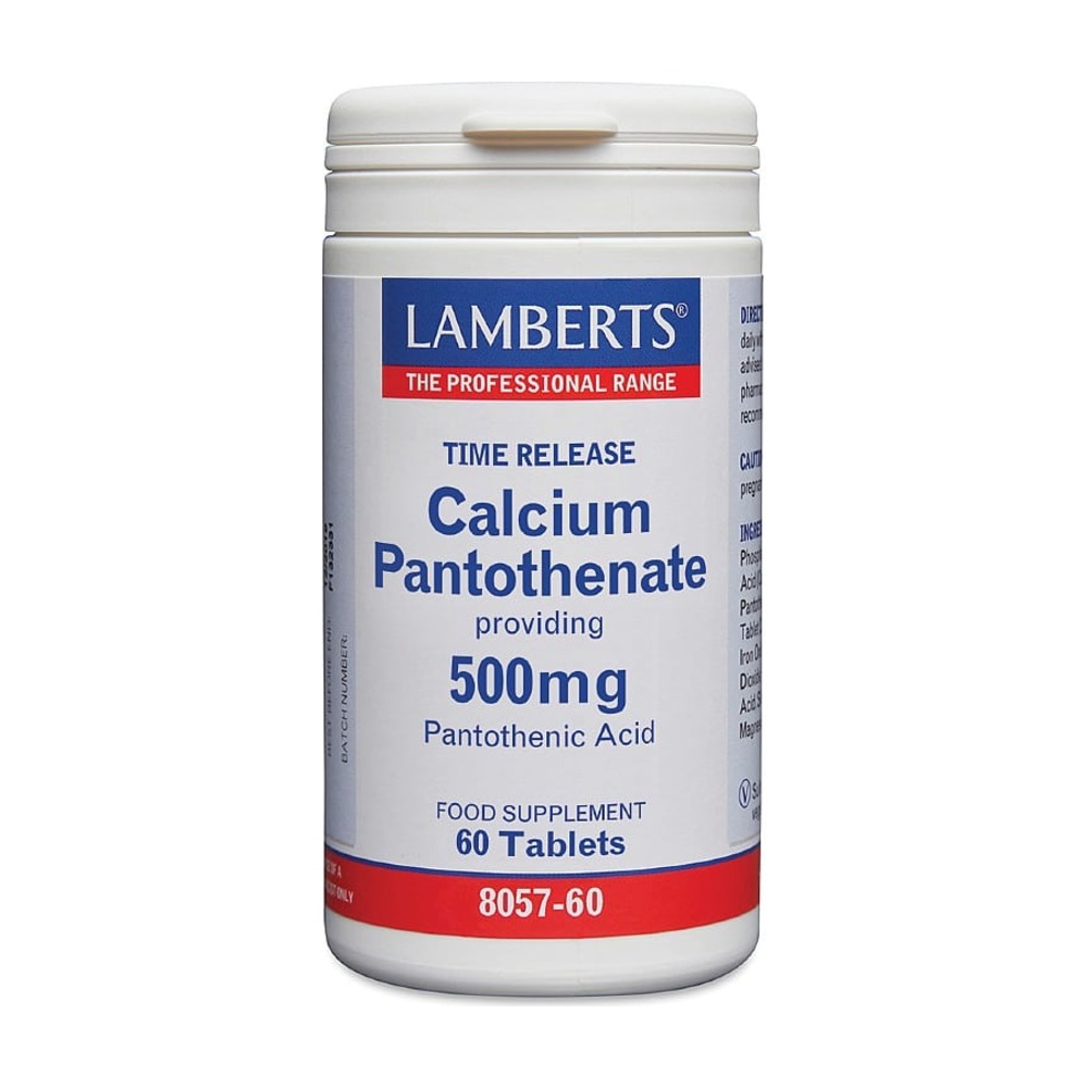Pantotensyra, Calcium Pantothenate 500 mg - Lamberts
