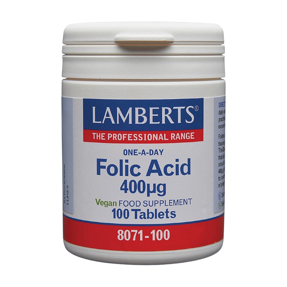 Folic Acid 400µg - Lamberts