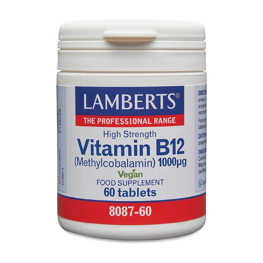 Vitamin B12 (Metylkobalamin) 1000ug High Strength - Lamberts