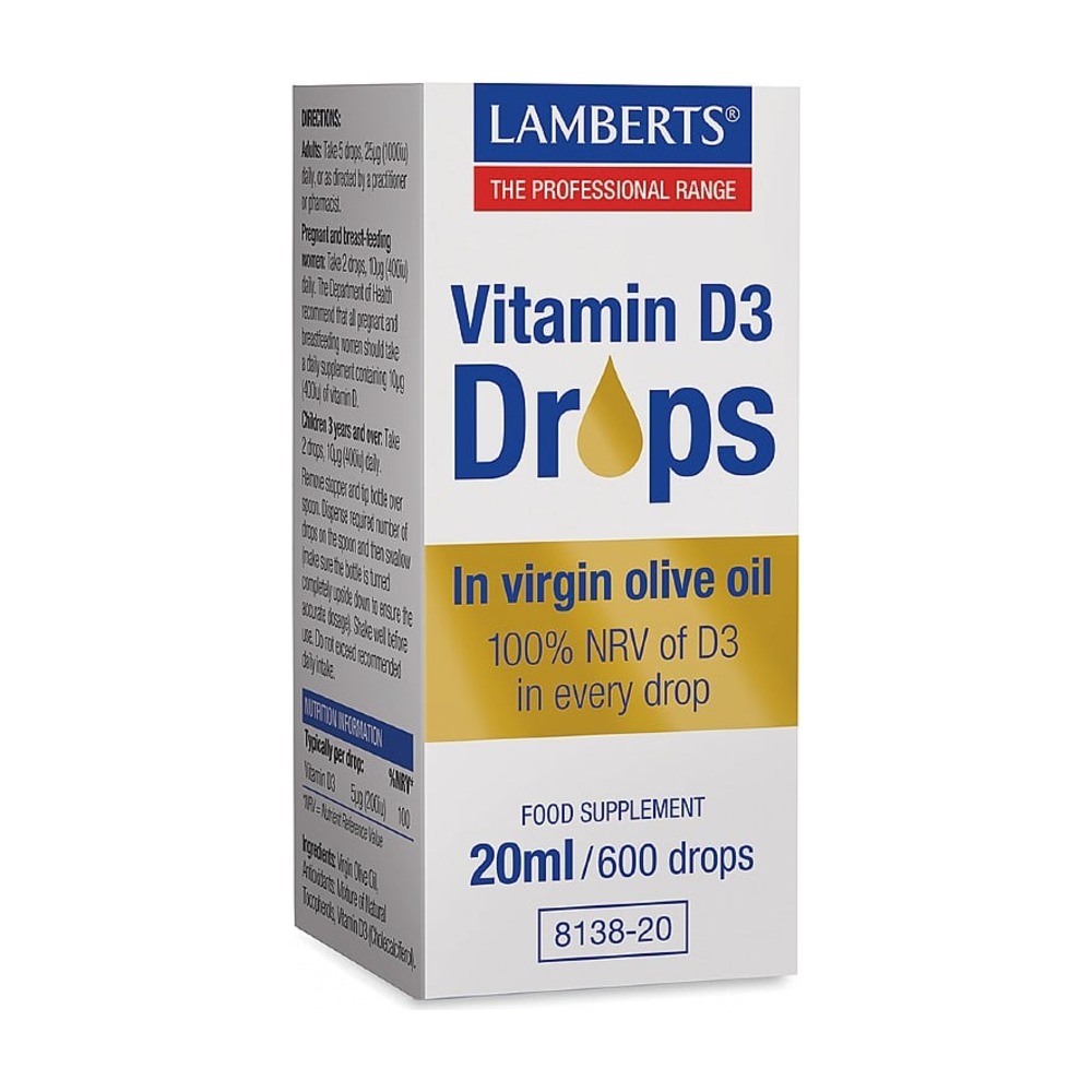 Vitamin D3 Droppar - Lamberts