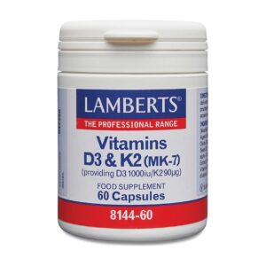 Vitamin D3 och K2 (MK-7) innehåller D3 1000 IE / K2 90 µg - Lamberts