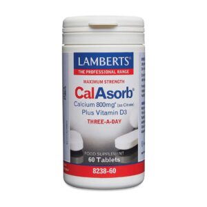 CalAsorb® Kalcium 800 mg (som citrat) plus vitamin D3 - Lamberts