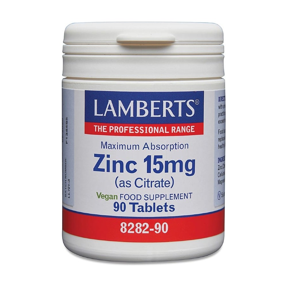 Zink 15mg (som citrat) - Lamberts
